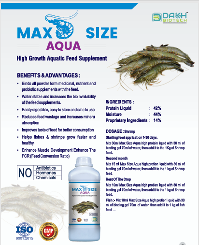 MAX SIZE Aqua